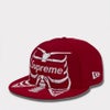 Supreme シュプリーム 2025SS Bones Box Logo New Era Cap ボーンズニューエラキャップ レッド　