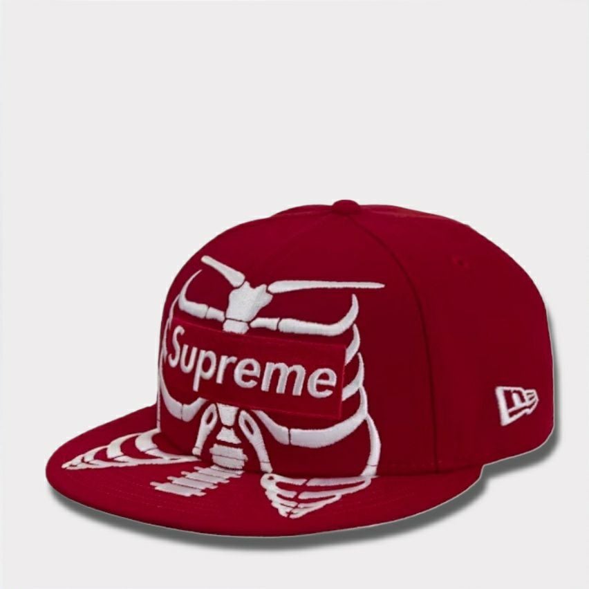 Supreme シュプリーム 2025SS Bones Box Logo New Era Cap ボーンズニューエラキャップ レッド　