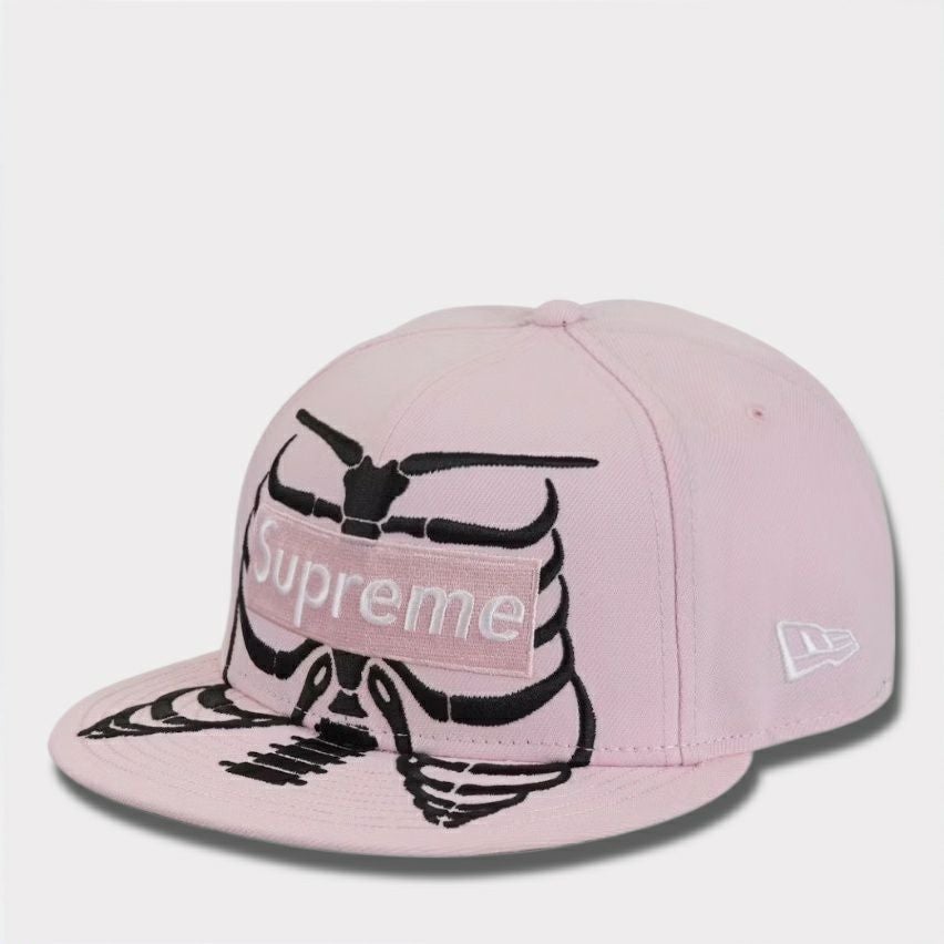  Supreme シュプリーム 2025SS Bones Box Logo New Era Cap ボーンズニューエラキャップ ピンク