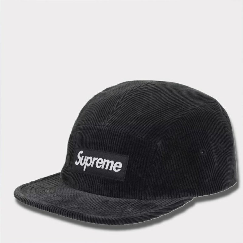 Supreme シュプリーム 2025SS Corduroy Camp Cap コーデュロイ キャンプキャップ ブラック