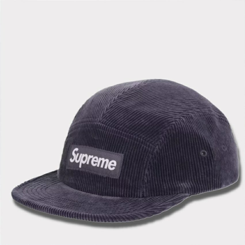 Supreme シュプリーム 2025SS Corduroy Camp Cap コーデュロイ キャンプキャップ ネイビー