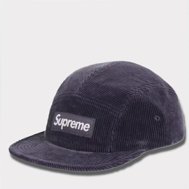 Supreme シュプリーム 2025SS Corduroy Camp Cap コーデュロイ キャンプキャップ ネイビー