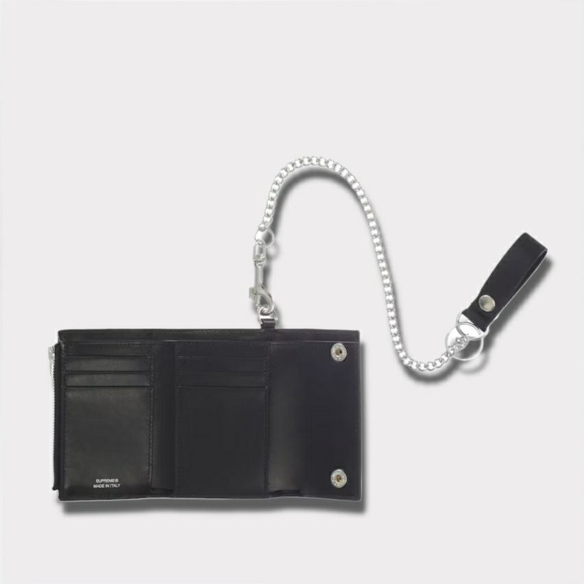 Supreme シュプリーム 2025SS Leather Chain Wallet レザーチェーンウォレット ブラック4