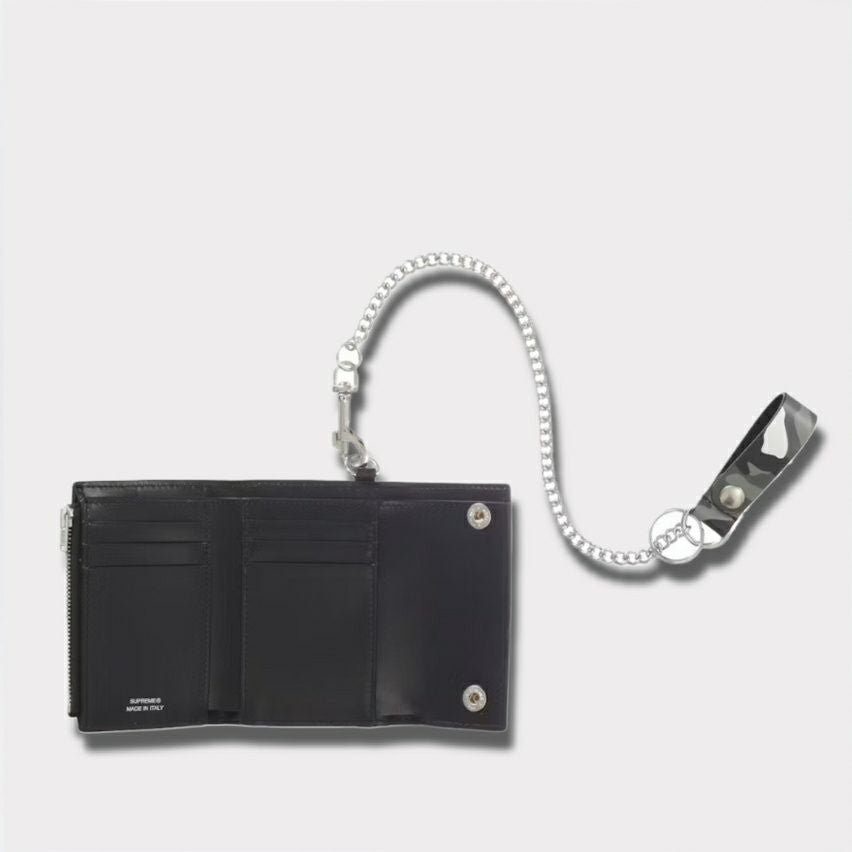 Supreme シュプリーム 2025SS Leather Chain Wallet レザーチェーンウォレット スノーカモ3
