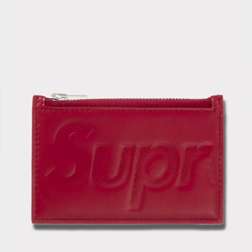 Supreme シュプリーム 2025SS Leather Zip Card Holder レザージップカードホルダー レッド