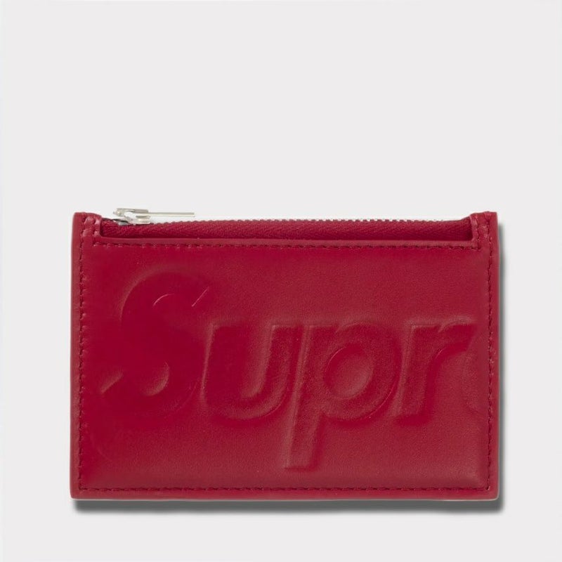 Supreme シュプリーム 2025SS Leather Zip Card Holder レザージップカードホルダー レッド
