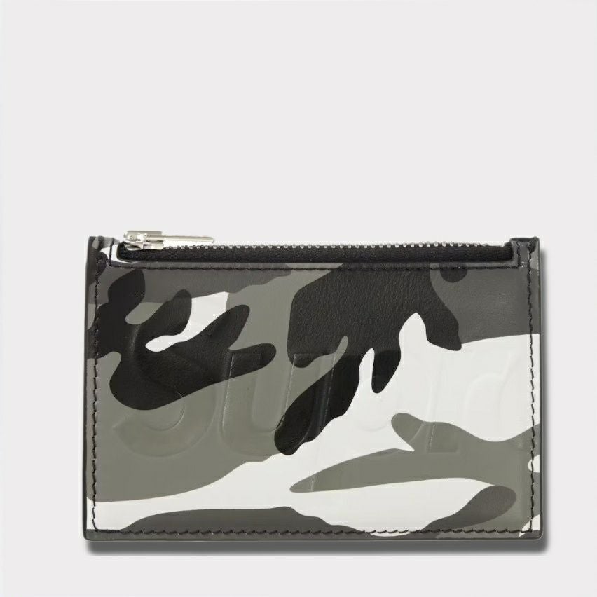 Supreme シュプリーム 2025SS Leather Zip Card Holder レザージップカードホルダー スノーカモ