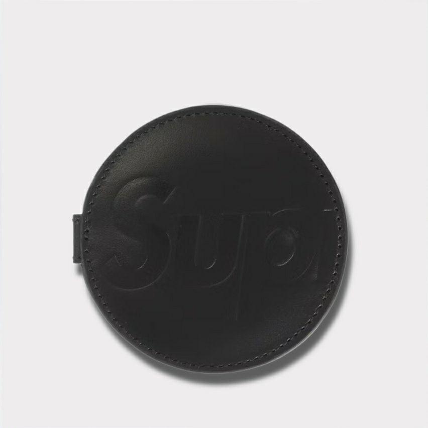 メイク道具・化粧小物 Supreme Leather Pocket Mirror Black Supreme シュプリーム 2025SS Leather Pocket Mirror レザーポケット