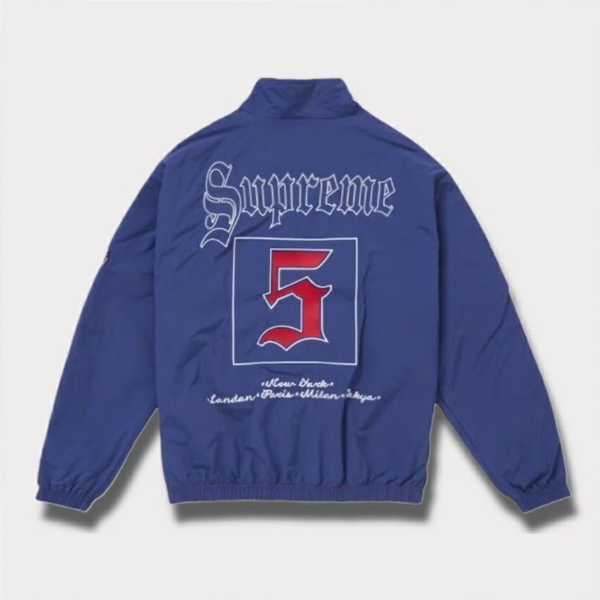  Supreme シュプリーム 2025SS Old English Track Jacket オールドイングリッシュ トラックジャケット ライトネイビー1