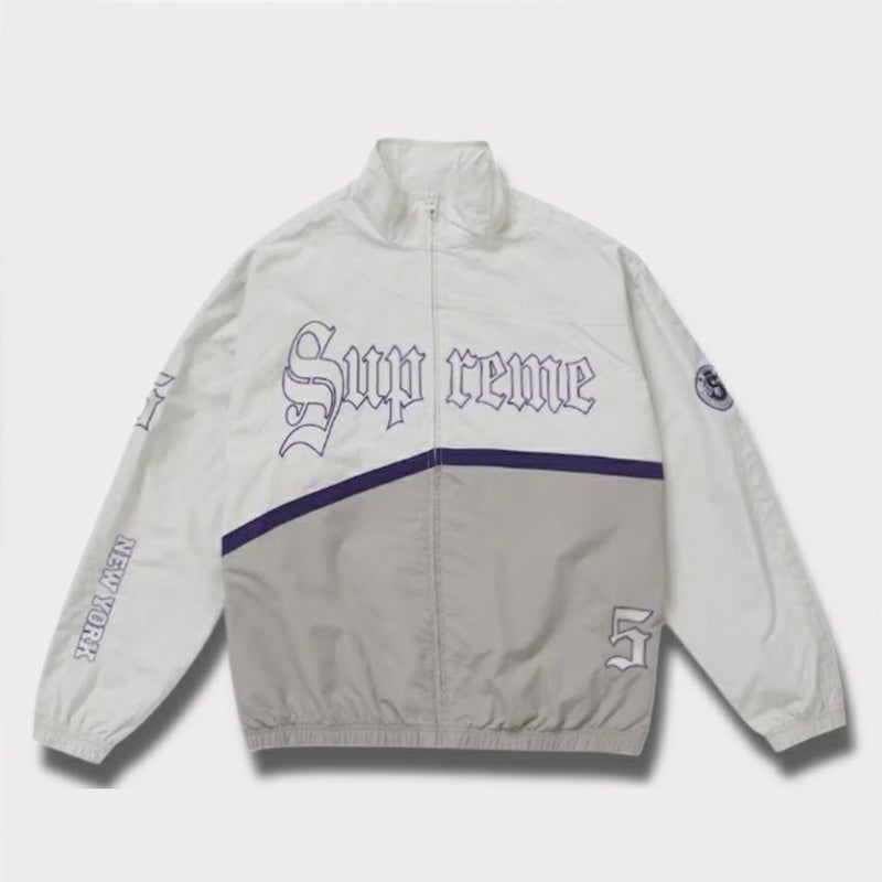 Supreme シュプリーム 2025SS Old English Track Jacket オールドイングリッシュ トラックジャケット ホワイト