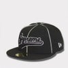 Supreme シュプリーム 2025SS Piping Script Logo New Era Cap パイピングスクリプトロゴニューエラキャップ ブラック 黒