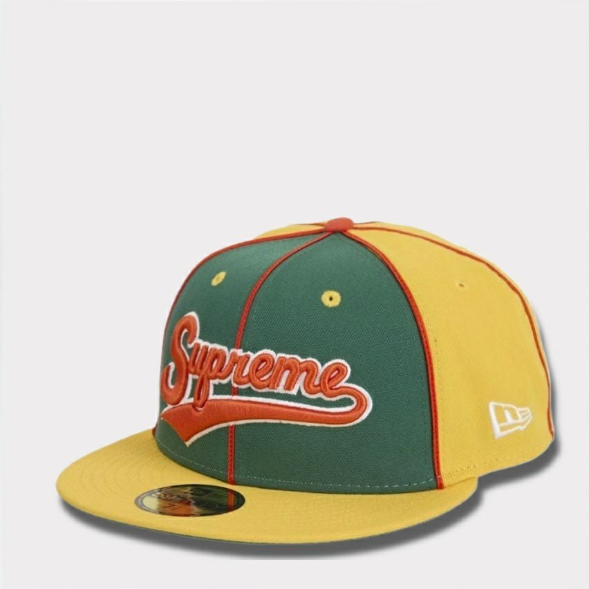 Supreme シュプリーム 2025SS Piping Script Logo New Era Cap パイピングスクリプトロゴニューエラキャップ イエロー
