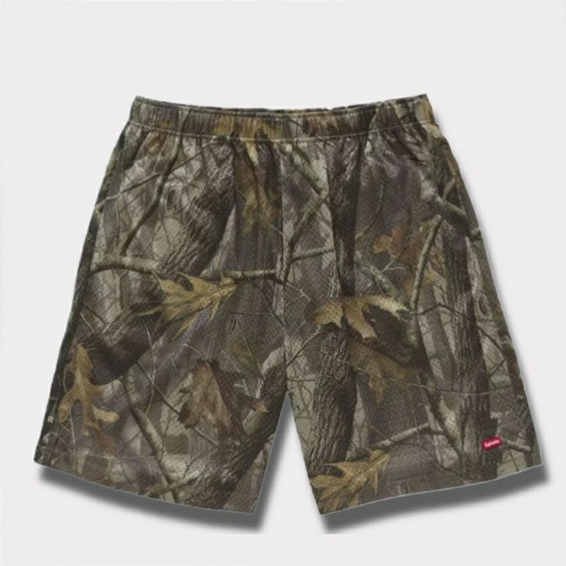 Supreme シュプリーム 2025SS Small Box Baggy Mesh Short スモールボックスバギーメッシュショートパンツ リアルツリーカモ