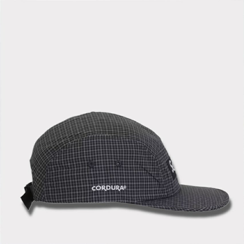 Supreme シュプリーム 2025SS Cordura Plaid Camp Cap コーデュラプレイドキャンプキャップ ブラック 黒2