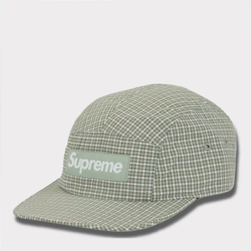 Supreme シュプリーム 2025SS Cordura Plaid Camp Cap コーデュラプレイドキャンプキャップ グリーン