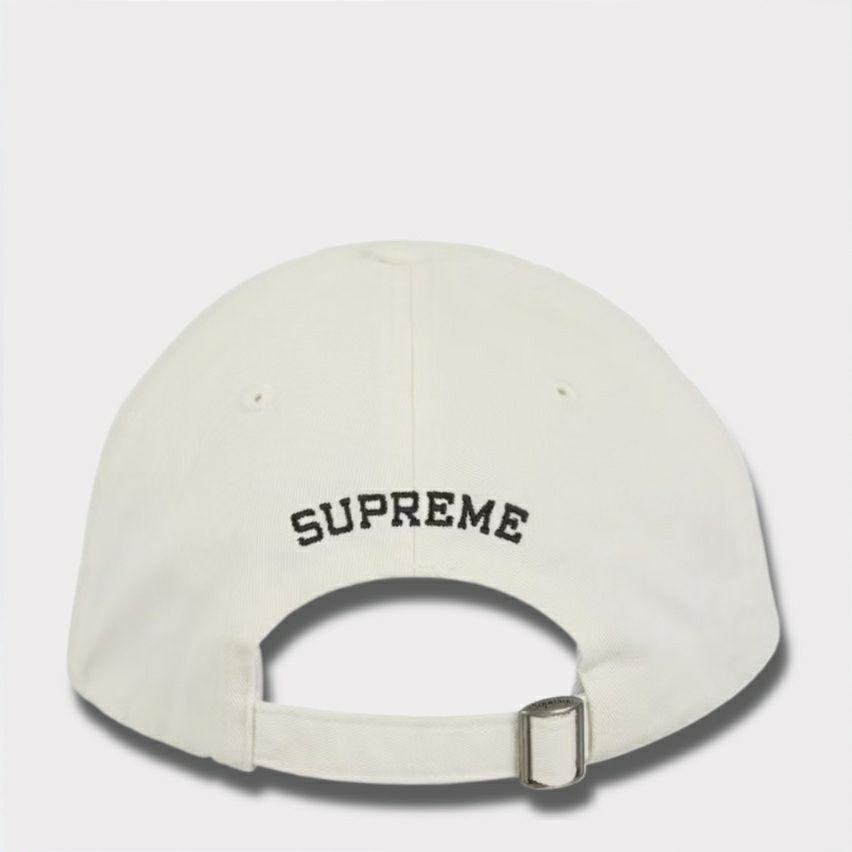  Supreme シュプリーム 2025SS Leather Applique 6-Panel Cap レザーアップリケ6パネルキャップ ナチュラル1