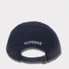 Supreme シュプリーム 2025SS Leather Applique 6-Panel Cap レザーアップリケ6パネルキャップ ネイビー1