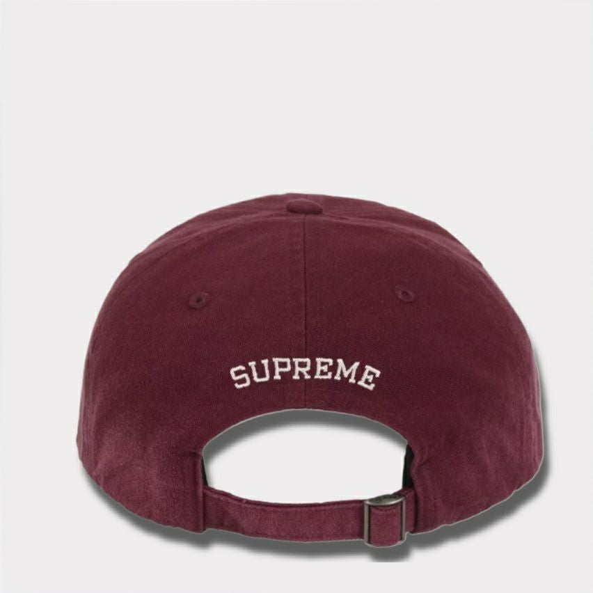 Supreme シュプリーム 2025SS Leather Applique 6-Panel Cap レザーアップリケ6パネルキャップ レッド1