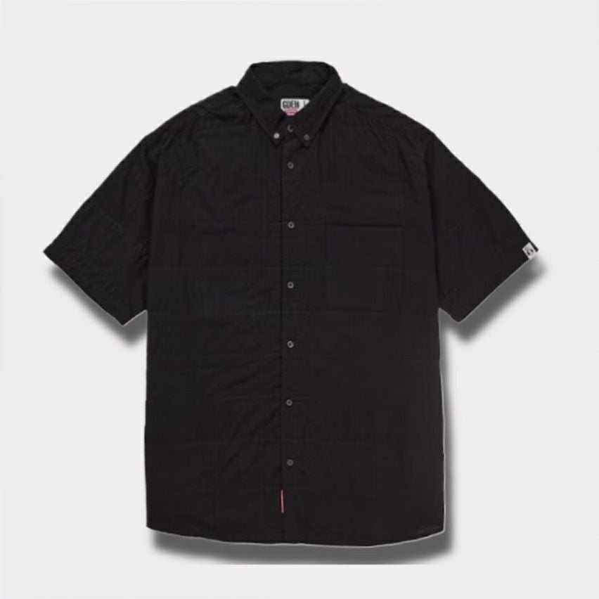 Supreme シュプリーム 2025SS GOODENOUGH Patchwork Madras S/S Shirt グッドイナフパッチワークショートスリーブシャツ ブラック 黒1