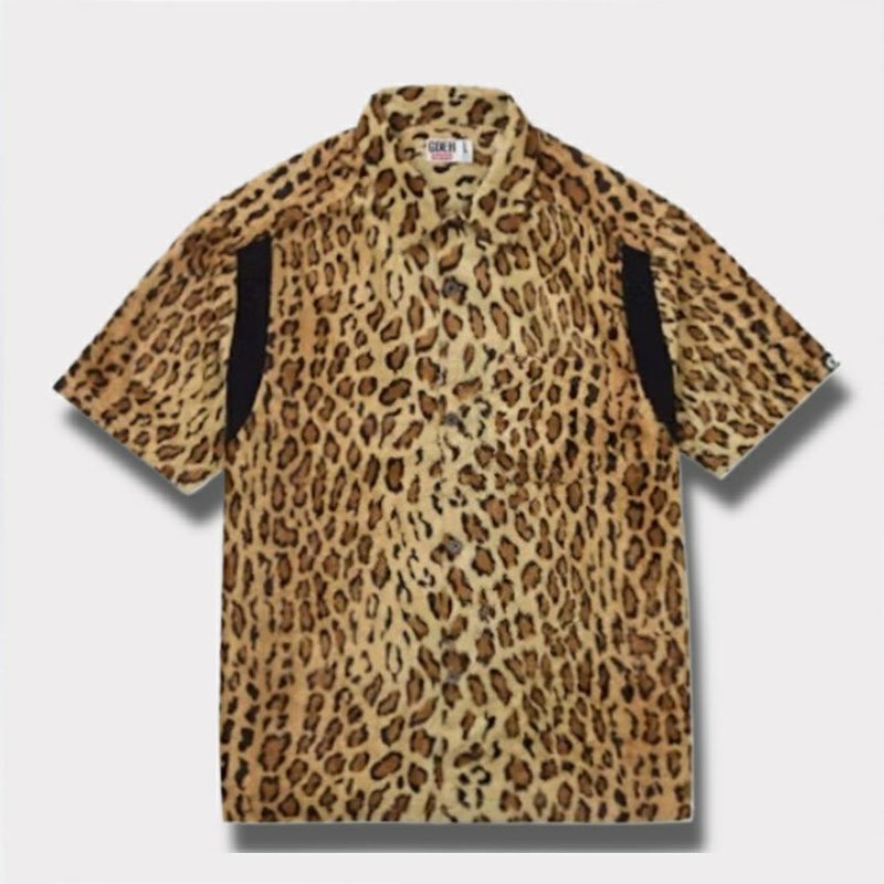 Supreme シュプリーム 2025SS GOODENOUGH Crushed Rayon S/S Shirt グッドイナフクラッシュレーヨンショートスリーブシャツ レオパード