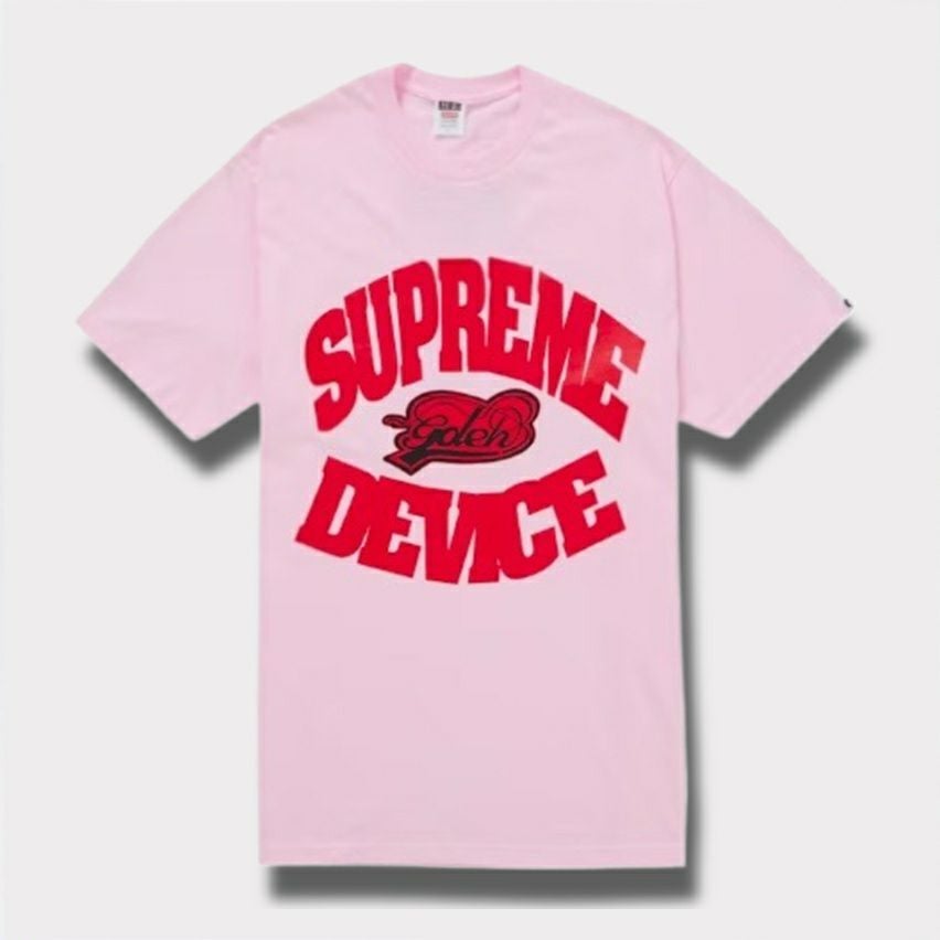  Supreme シュプリーム 2025SS GOODENOUGH Device Tee グッドイナフデバイスTシャツ　ライトピンク