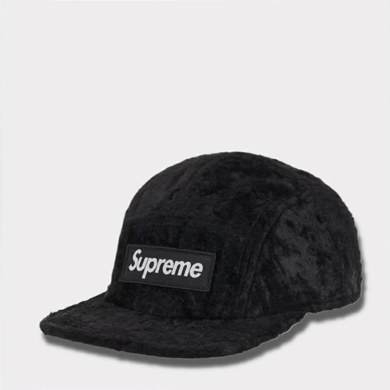 Supreme シュプリーム 2025SS GOODENOUGH Crushed Rayon Camp Cap グッドイナフクラッシュレーヨンキャンプキャップ　ブラック