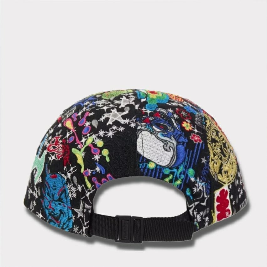  Supreme シュプリーム 2025SS AOI Embroidered Camp Cap AOIエンブロイダリーキャンプキャップ ブラック1