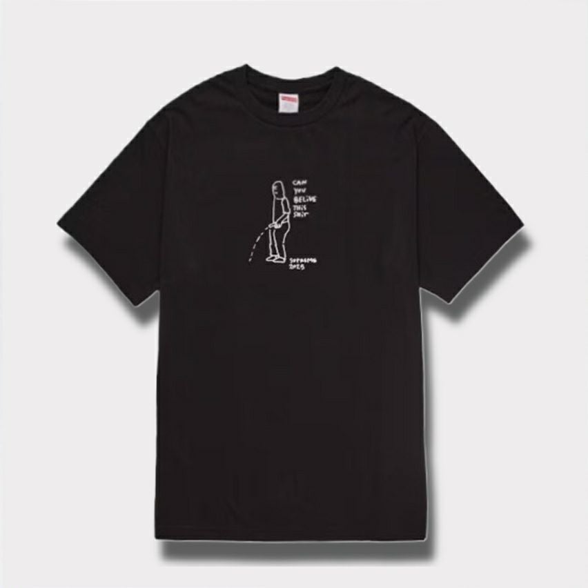  Supreme シュプリーム 2025SS Piss Tee ピスTシャツ ブラック 黒