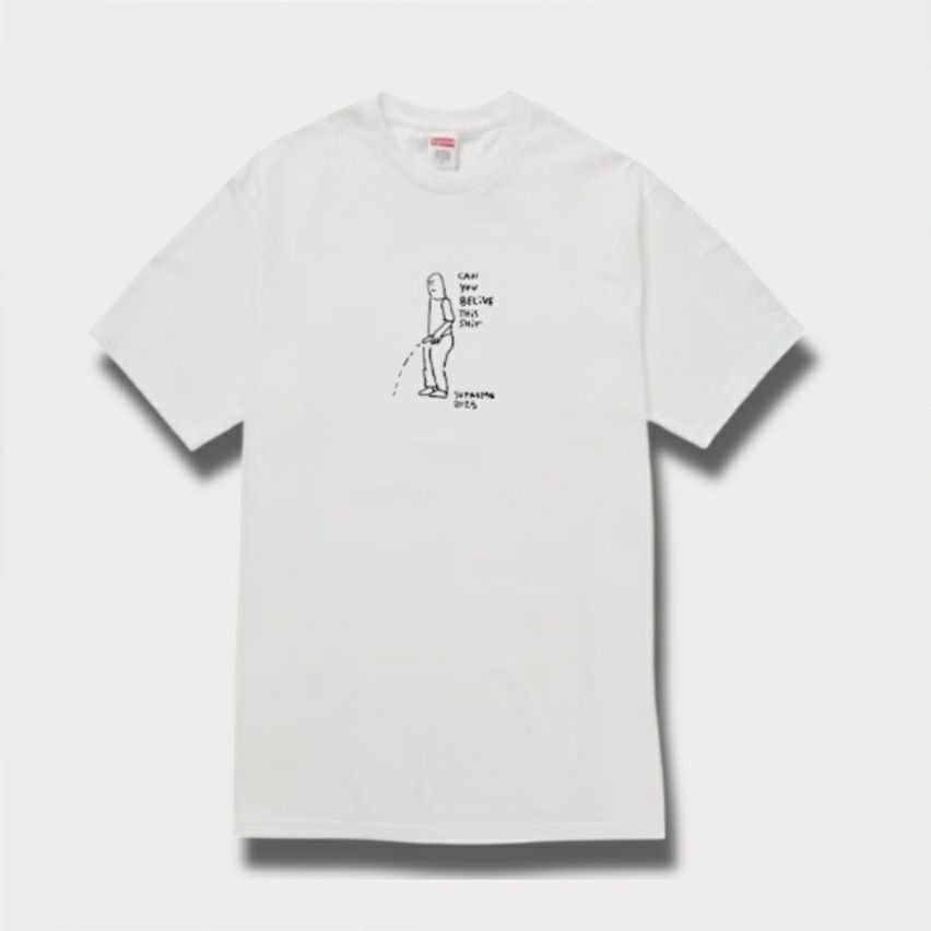 Supreme シュプリーム 2025SS Piss Tee ピスTシャツ ホワイト 白