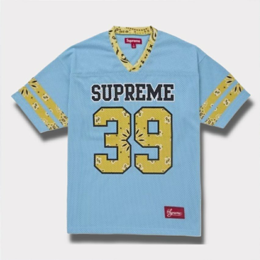 khaki 　supreme フットボールシャツ Supreme シュプリーム 2025SS Bandana Football Jersey バンダナ