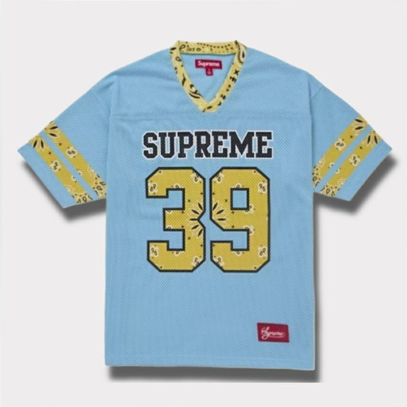 Supreme シュプリーム 2025SS Bandana Football Jersey バンダナ フットボール ジャージ ブルー