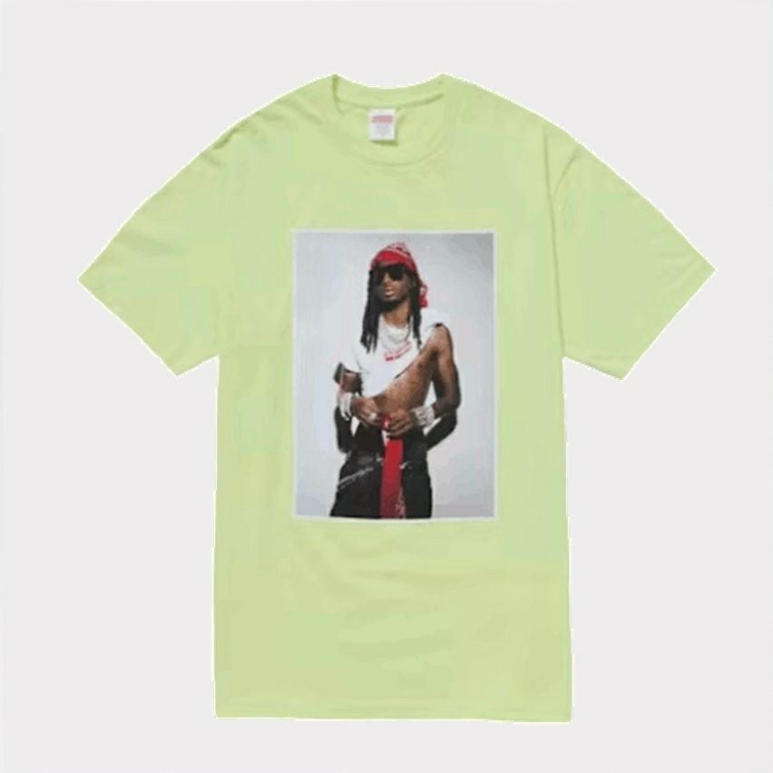  Supreme シュプリーム 2025AW Playboi Carti Tee プレイボーイカーティ Tシャツ ぺイルグリーン