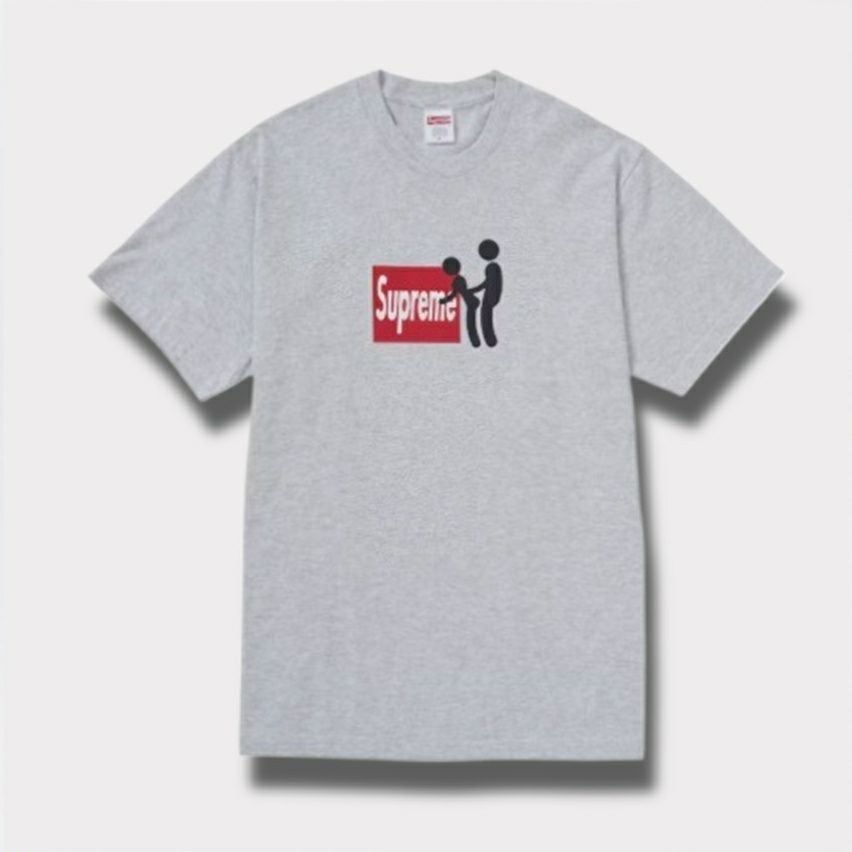 Supreme FUCK Tシャツ Mサイズ グレー Fuck Em Plaid S/S Top - Shop - Supreme