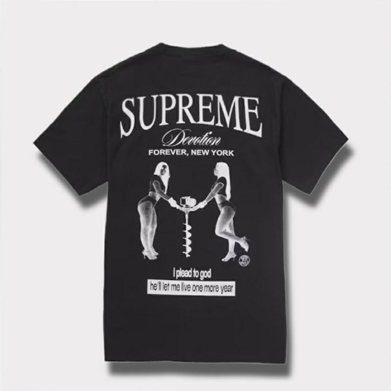 Supreme シュプリーム 2025AW Devotion Tee ディヴォーション Tシャツ ブラック