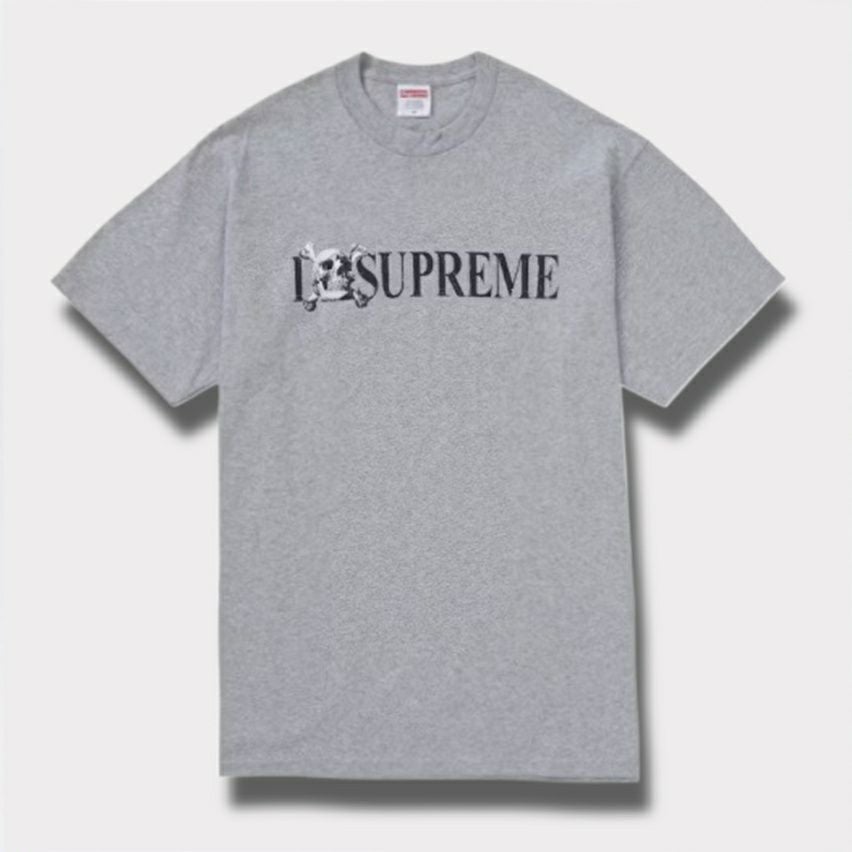 Supreme シュプリーム 2025AW Skull Tee スカル Tシャツ ヘザーグレー