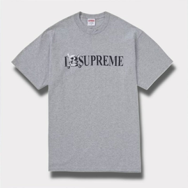 Supreme シュプリーム 2025AW Skull Tee スカル Tシャツ　ヘザーグレー