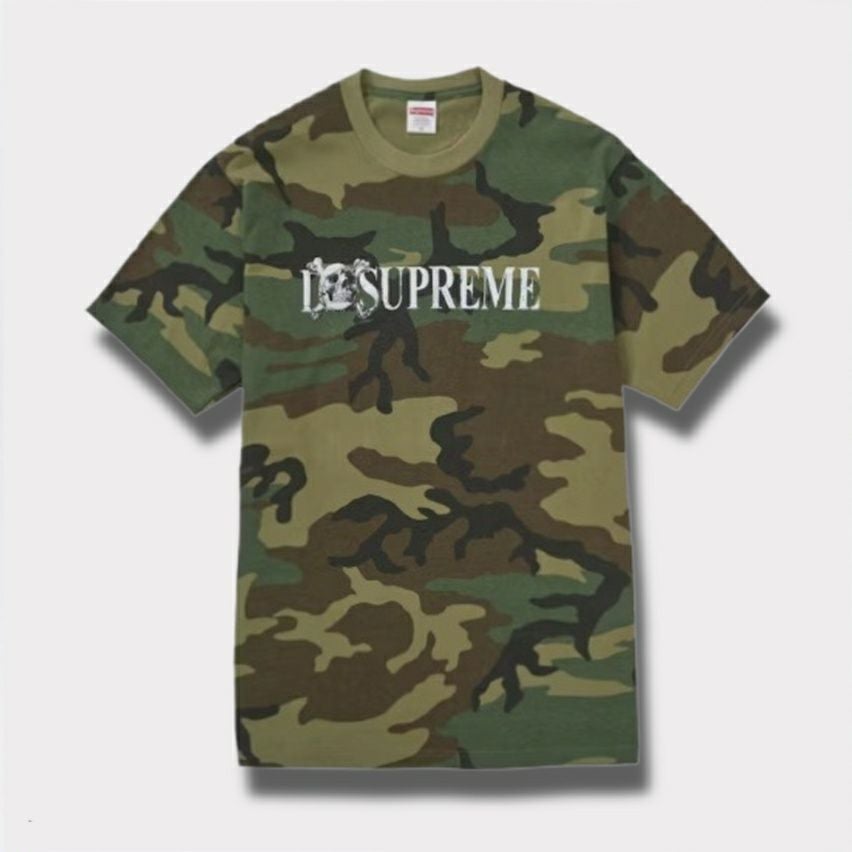  Supreme シュプリーム 2025AW Skull Tee スカル Tシャツ　ウッドランドカモ