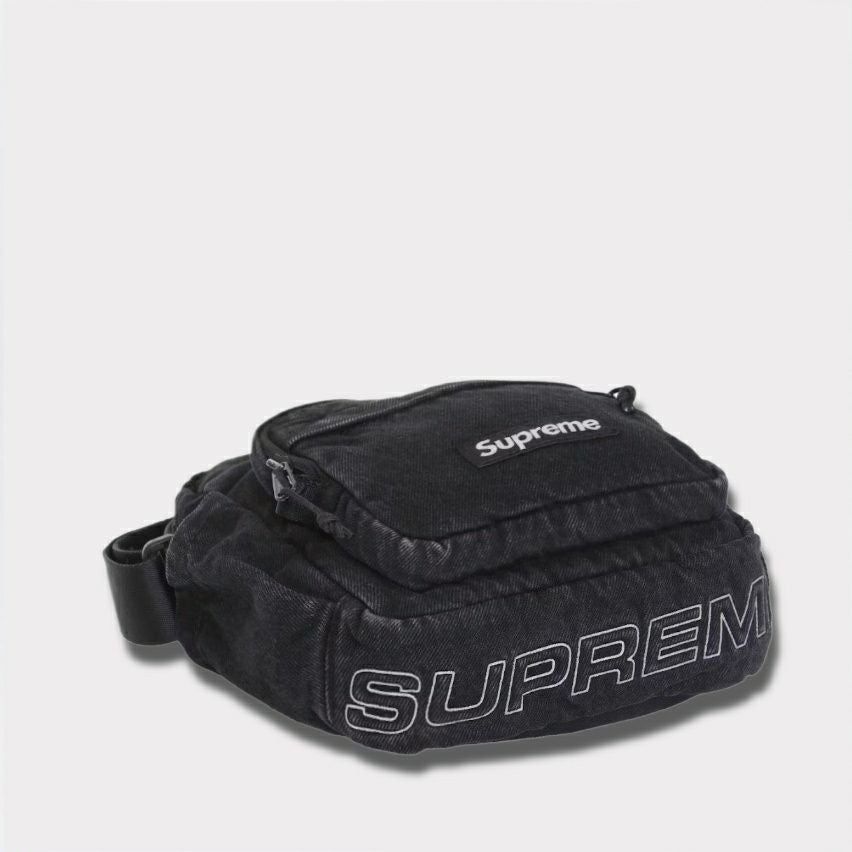Supreme シュプリーム 2025AW Denim Shoulder Bag デニム ショルダーバッグ ブラック2