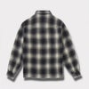 Supreme シュプリーム 2025AW Studded Shadow Plaid Zip Up Shirt スタッズ シャドウプレイド ジップアップシャツ ブラック2
