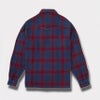  Supreme シュプリーム 2025AW Studded Shadow Plaid Zip Up Shirt スタッズ シャドウプレイド ジップアップシャツ ネイビー1
