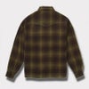 Supreme シュプリーム 2025AW Studded Shadow Plaid Zip Up Shirt スタッズ シャドウプレイド ジップアップシャツ オリーブ1