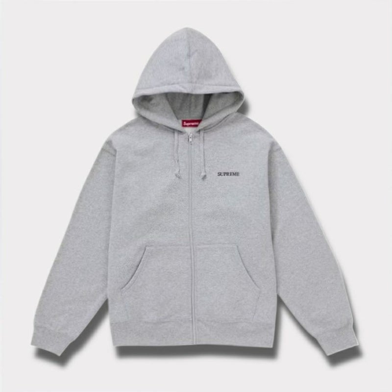 Supreme シュプリーム 2025AW IDGAF Zip Up Hooded Sweatshirt IDGAF ジップアップ フードパーカー ヘザーグレー