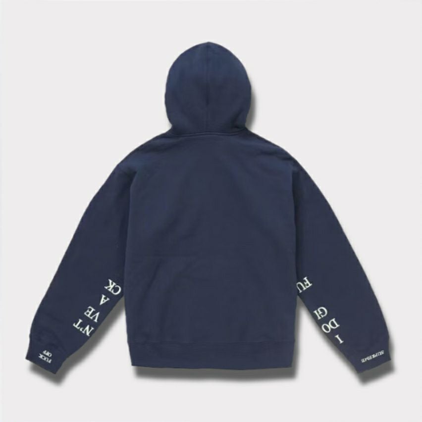 Supreme シュプリーム 2025AW IDGAF Zip Up Hooded Sweatshirt IDGAF ジップアップ フードパーカー ネイビー1