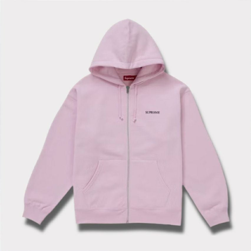 Supreme シュプリーム 2025AW IDGAF Zip Up Hooded Sweatshirt IDGAF ジップアップ フードパーカー ライトピンク