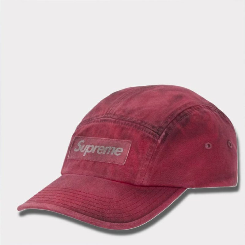  Supreme シュプリーム 2025AW Overdyed Camp Cap オーバーダイド キャンプキャップ　レッド