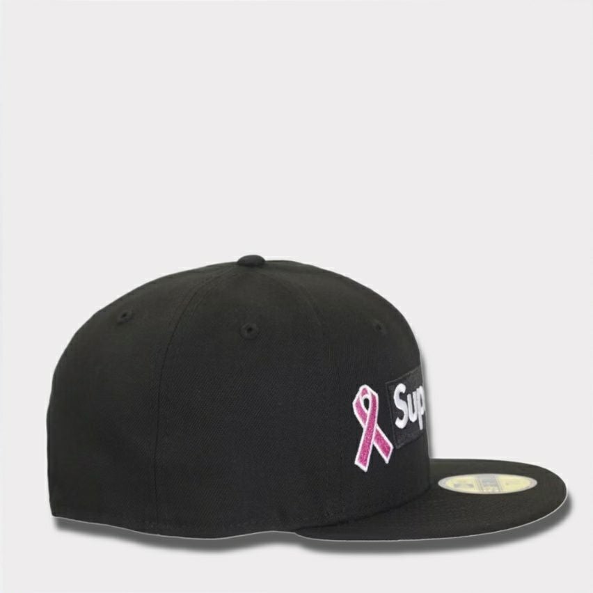 Supreme シュプリーム 2025AW Breast Cancer Awareness Box Logo New Era Cap ブレストキャンサーアウェアネス ボックスロゴ ニューエラキャップ ブラック2