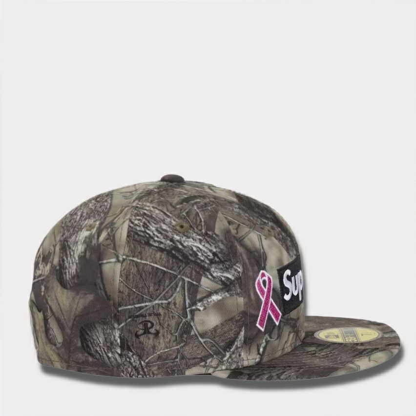 Supreme シュプリーム 2025AW Breast Cancer Awareness Box Logo New Era Cap ブレストキャンサーアウェアネス ボックスロゴ ニューエラキャップ トゥルーティンバー HTC フォールカモ2