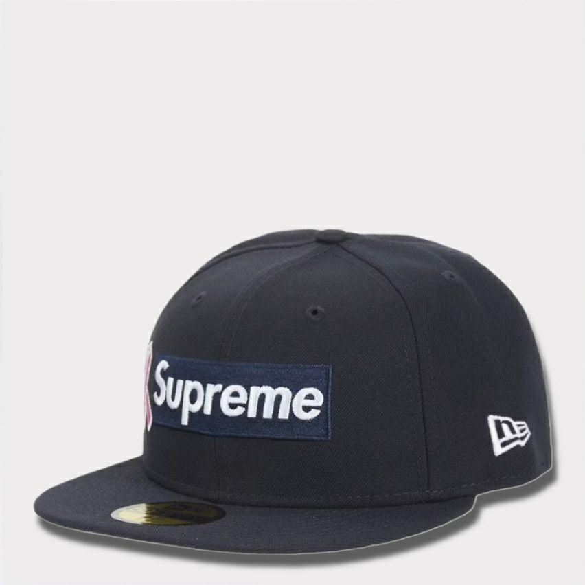  Supreme シュプリーム 2025AW Breast Cancer Awareness Box Logo New Era Cap ブレストキャンサーアウェアネス ボックスロゴ ニューエラキャップ ネイビー