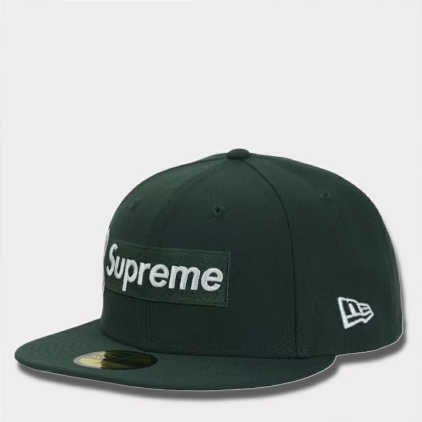 Supreme シュプリーム 2025AW Breast Cancer Awareness Box Logo New Era Cap ブレストキャンサーアウェアネス ボックスロゴ ニューエラキャップ ダークグリーン