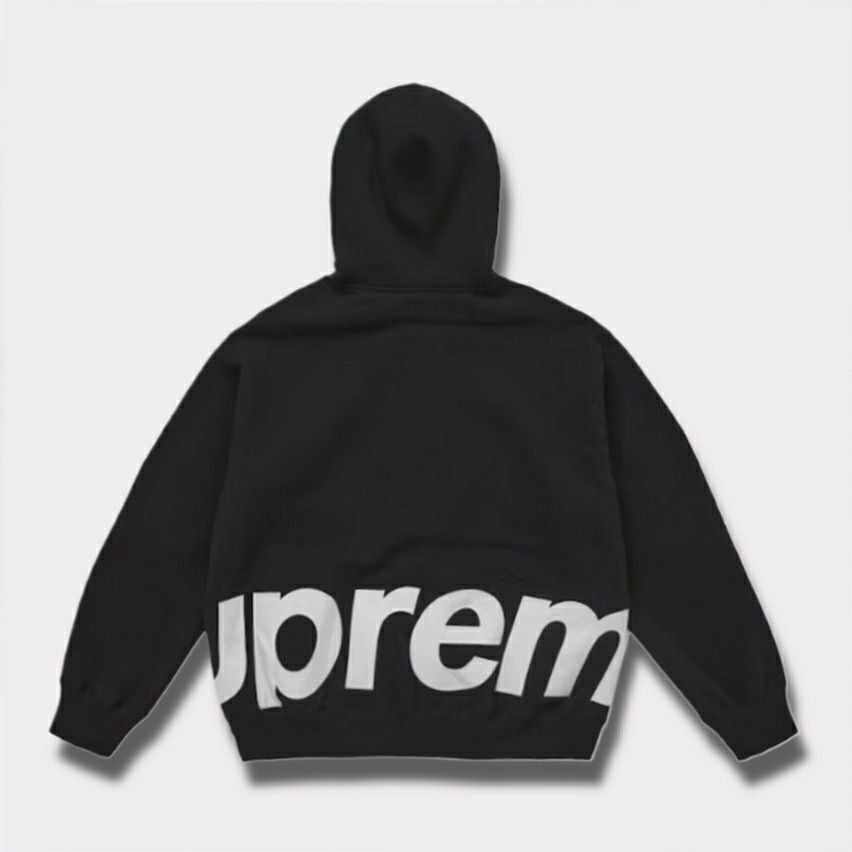Supreme シュプリーム 2025SS Big Logo Zip Up Hooded Sweatshirt ビッグロゴ ジップアップ フードパーカー ブラック1
